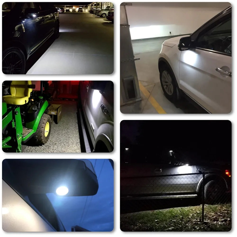 lampe led moderne adhésive 2400 lumens noir blanc transparent voiture ford explorer everest