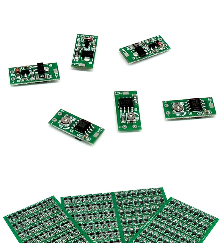 circuit imprimé électronique vert composants led 17mm 9mm opacité pcb constante tension 350mA