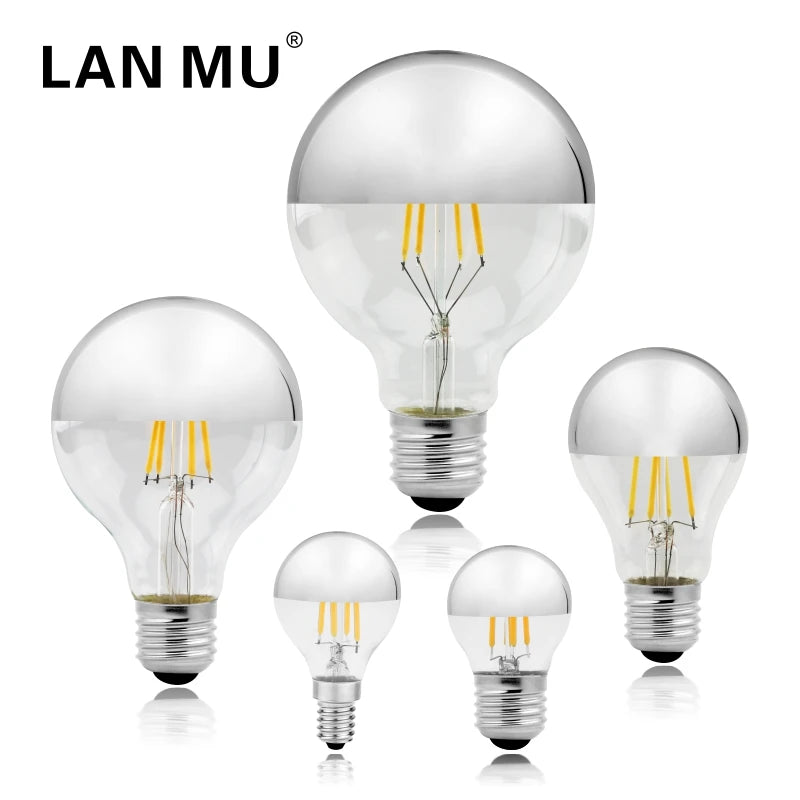 ampoules led filament vintage opalescent e14 e27 transparentes globe 60w équivalent blanc chaud