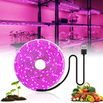 ruban led violet full spectrum 5v usb 3m 2m 1m 0.5m culture végétale moderne