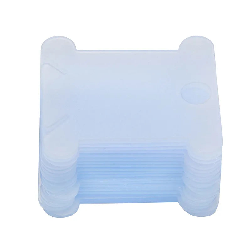bobines fil transparentes modernes couleur rose blanc vert bleu rangement fil coudre