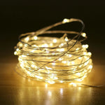 guirlande lumineuse led 5m 10m 20m blanc chaud télécommande modes festive moderne