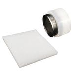 accessoire rideau polonais anneaux boucles métal plastique blanc gris industriel moderne