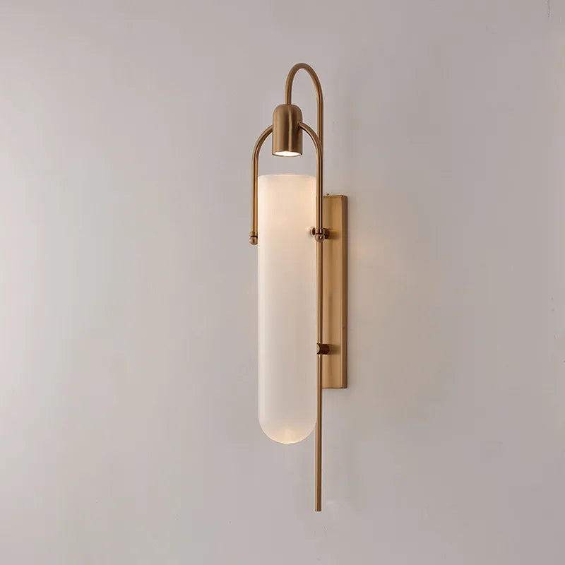 lampe murale moderne verre noir blanc éclairage led fixation murale quotidienne