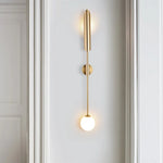 lampe murale moderne or sphère verre diffuseuse cuisine salle manger minimaliste led 220v 110v