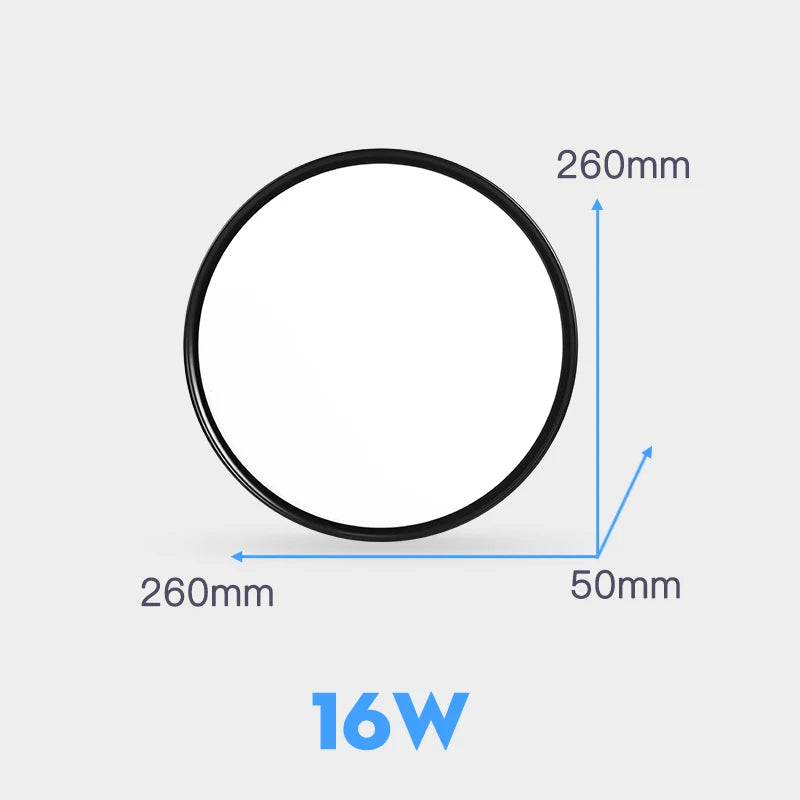 plafonnier led moderne plaque lumineuse blanche minimaliste salon maison éclairage intérieur plat