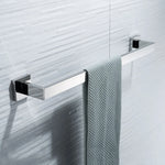 porte serviettes chrome moderne porte savon porte telephone ensemble salle bain vis fixations métal
