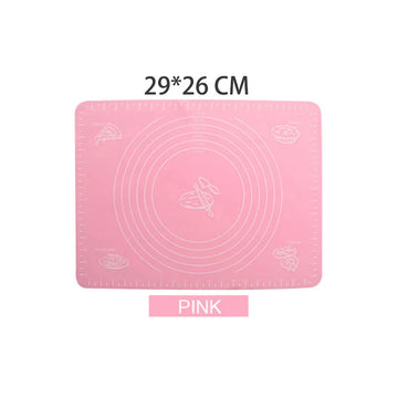 tapis pâtisserie silicone violet vert bleu rose cercles utilitaire pratique facile nettoyage réutilisable