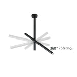 Suspension lumineuse moderne 10W blanc noir 90 260V flux 249 2000 lisse