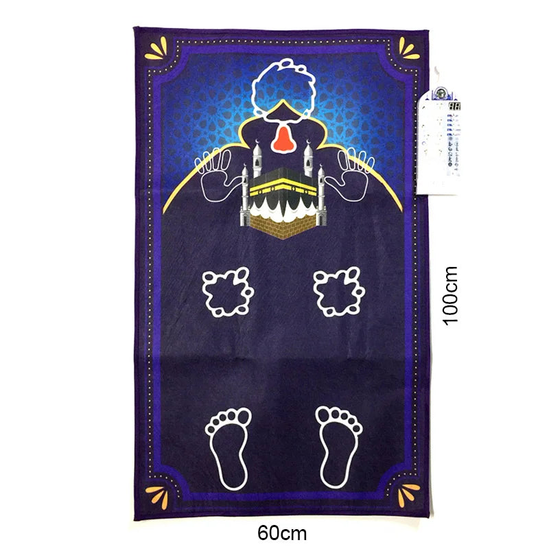 tapis interactif éducatif moderne enfants illustrations paysages symboles couleur rose bleu vert jaune