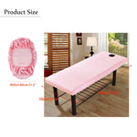 table massage pliable rose moderne fonctionnelle couverture unie opaques adultes salon beauté spa