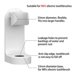 porte brosse dents mural adhésif moderne noir blanc rose minimaliste