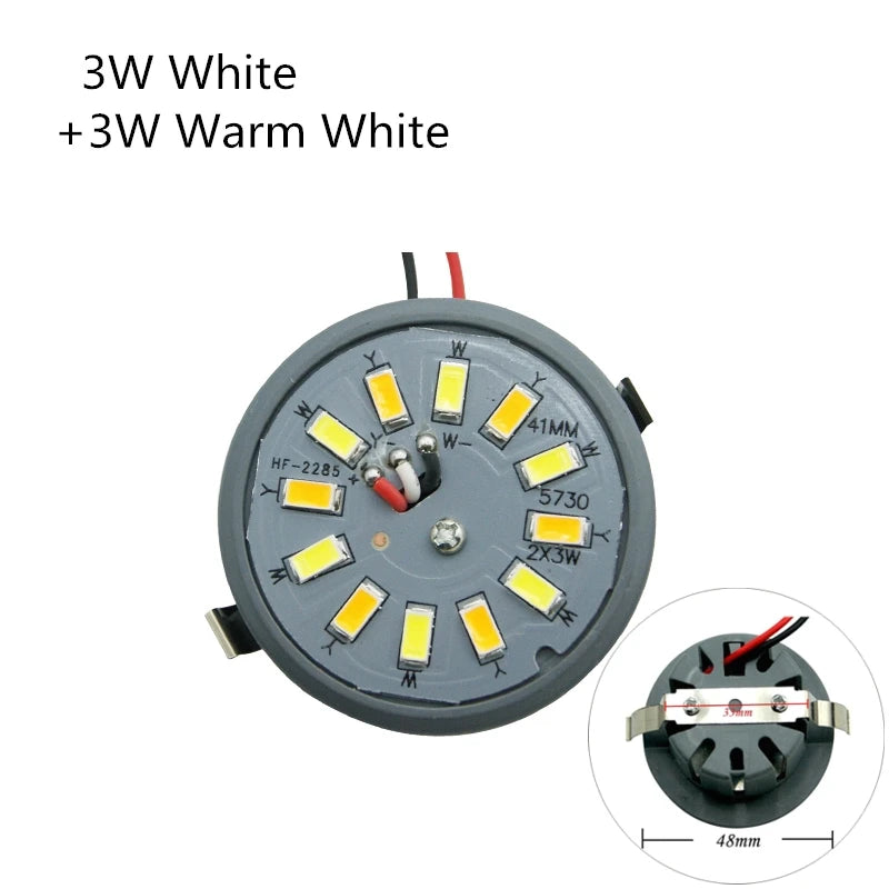 Spot LED encastrable 3W 5W 6W gris métallique noir moderne minimaliste clips câbles