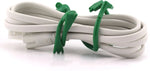 sangles support plantes decoratives grenouilles vert turquoise decoratives jardin ludiques fixations branches cables