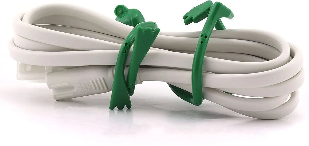 sangles support plantes decoratives grenouilles vert turquoise decoratives jardin ludiques fixations branches cables