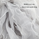 décoration mariage bouquet artificiel fleur tulle rose clair blanc romantique