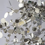 Suspension lumineuse moderne ornementale feuilles contemporain salon chambre