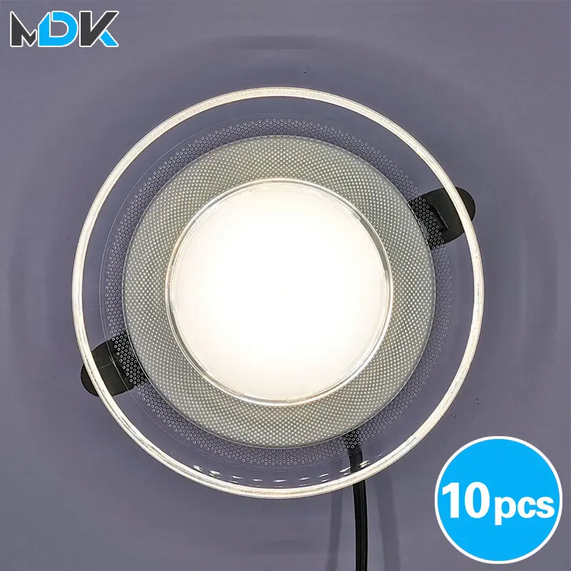 spots led 3w 5w 7w 9w blanc 6000k 3000k 4000k moderne clips acrylique 220v
