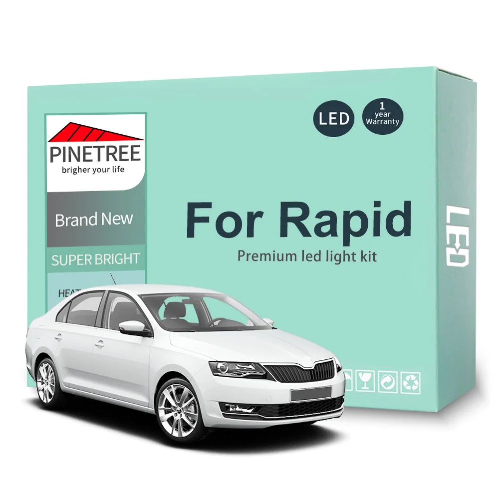 ampoules led lecture voiture skoda rapid blanc modernes clips fixations outil dépose