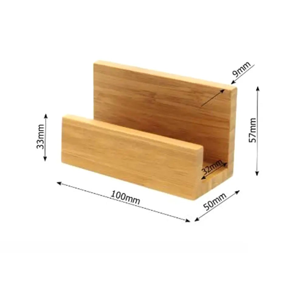 porte cartes visite minimalistes bois réutilisables modernes beige clair vert multiple usage