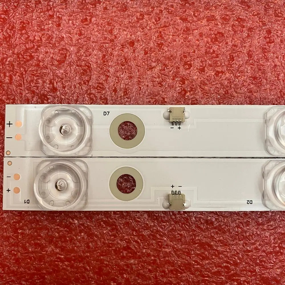 bandes led blanc rondelles noires industrielle connecteurs marquages dimensionnels