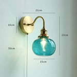 lampe murale moderne or transparent interrupteur cordon certification ul ccc cqc vde fcc cem