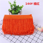 ruban franges rayées orange rouge vert rose texturé opacité vêtement décoration textile maison