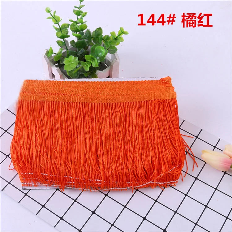 ruban franges rayées orange rouge vert rose texturé opacité vêtement décoration textile maison