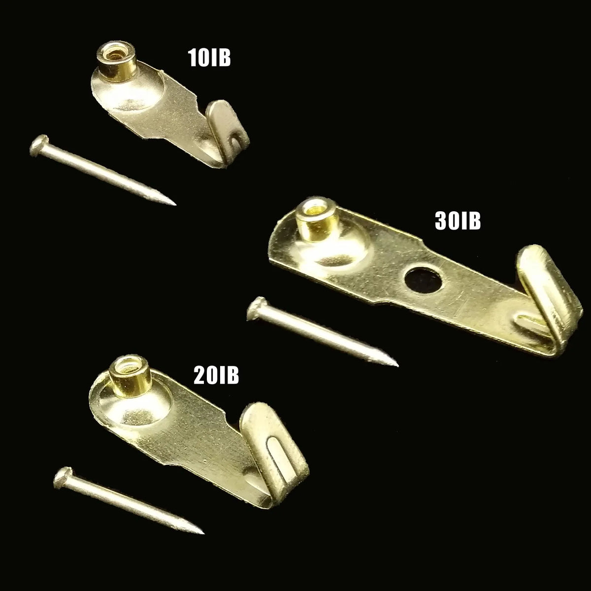 clips fixation dorés industriels clips clous dorés kit 80 pièces robustes
