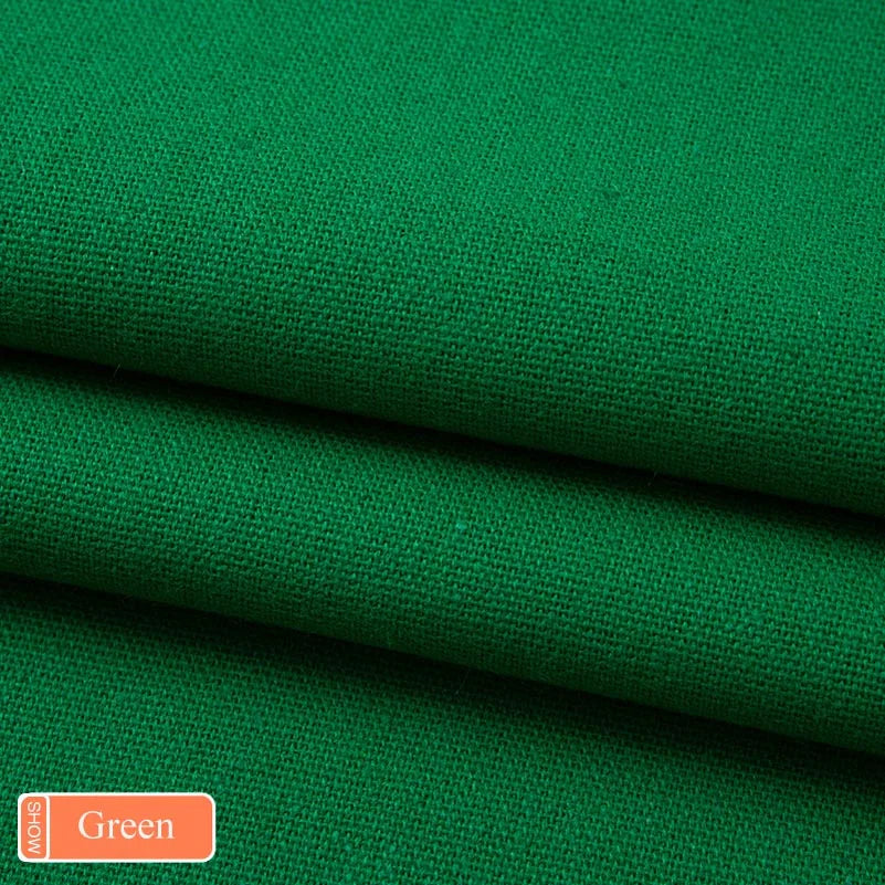 tissu toile coton résistant couture bricolage ameublement textile solide couleur unie 145cm