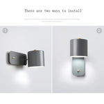 lampe murale moderne led réglable gris vert chambre salon entrée étude chambre coucher