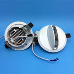 éclairage led moderne aluminium spirale tunnel rectangle décoratif fixations inclusées