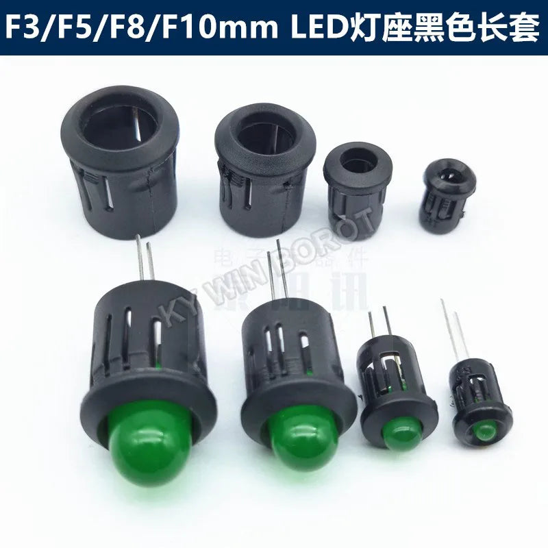 embouts fixation led noir 3mm 5mm 8mm 10mm précision utilitaire bricolage diy project électronique