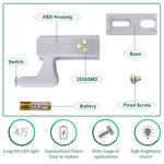 lampe led blanc moderne batterie sèche vis fixe chambre cuisine 6v flux lumineux bas