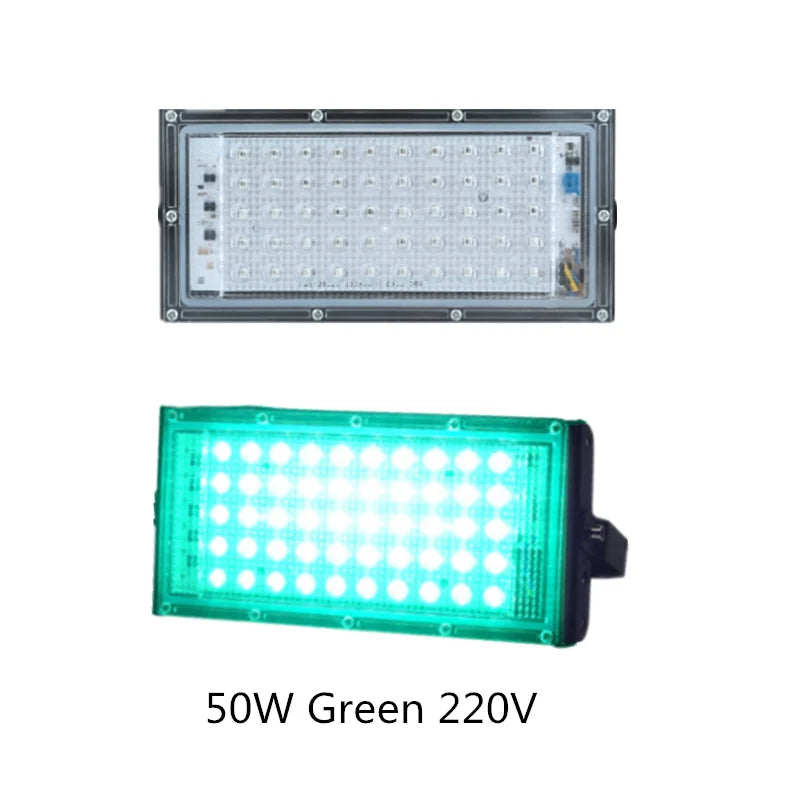 projecteur led rouge bleu vert blanc moderne ip65 alu fer tringle télécommande 220v rgb