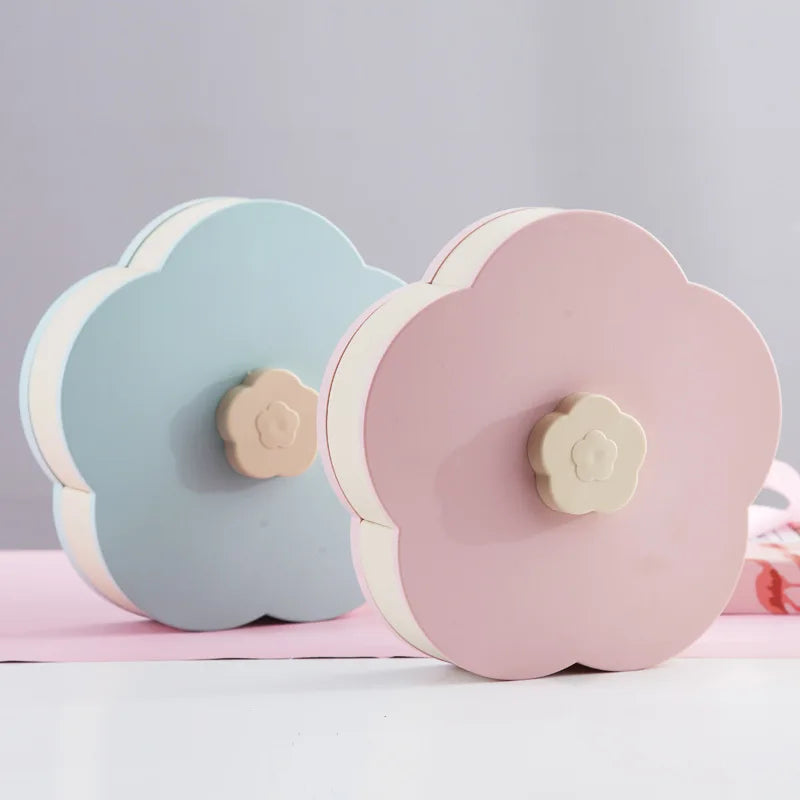 Boîte de rangement rotative rouge dans un intérieur moderne