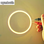 anneau lumineux led blanc moderne clips 70mm 90mm 110mm 60mm 80mm 100mm 120mm