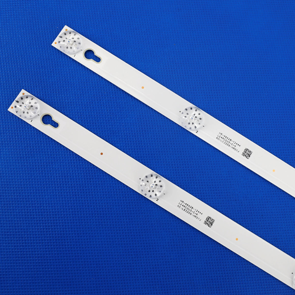 bande lumineuse led blanc points noirs moderne connecteurs dorés 6v 32 pouces aluminium substrat