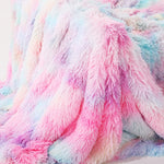 couverture peluche multicolore douce hiver portable 130x160cm moderne imprimée polyester hospitalière voyage pique nique