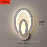 lampe murale moderne blanc circulaire minimaliste industrielle fixée mur LED