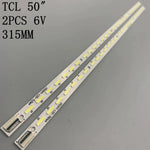 bande rétroéclairage led 6v blanc moderne 50 315mm transparent diodes lumineuses