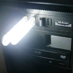 lampe led usb transparente moderne 24led 8led 3led blanc froid chaud 5v