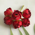 bouquet artificiel fleurs décoration maison jardin mariage rose blanche beige rouge violet jaune