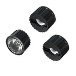 lentille led noir gris moderne 1w 3w 5w 5deg 8deg 15deg 25deg 30deg 45deg