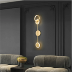 applique murale or moderne minimaliste éclairage led cuisine contemporain fixée mur translucide nordique