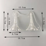 moule chocolat tour eiffel transparent deco pâtisserie oolits dorés fixations pâtisserie française