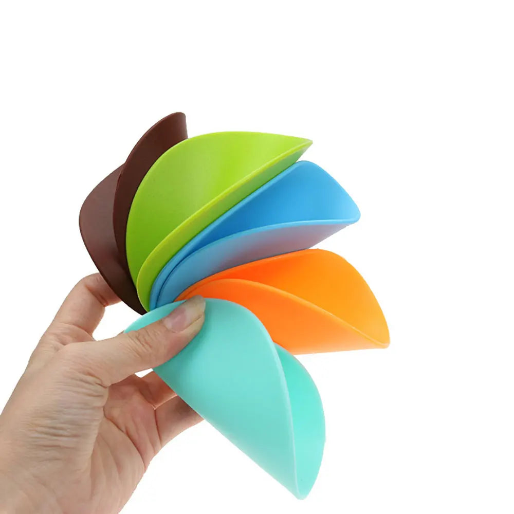 coasters silicone unicolore rose orange vert bleu noir gris blanc modernes imperméables