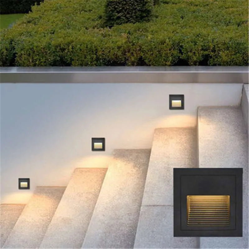 applique murale led noir blanc gris moderne minimaliste encastrable ip65 étanche 85265v
