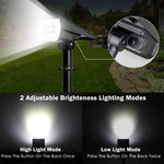 lampions solaires led ip65 waterproof modernes ajustables noir blanc jauneextérieur
