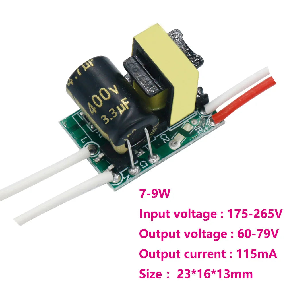 transformateur led non isolé 7w 9w 12w 12 18w 18 24w 24 32w tension